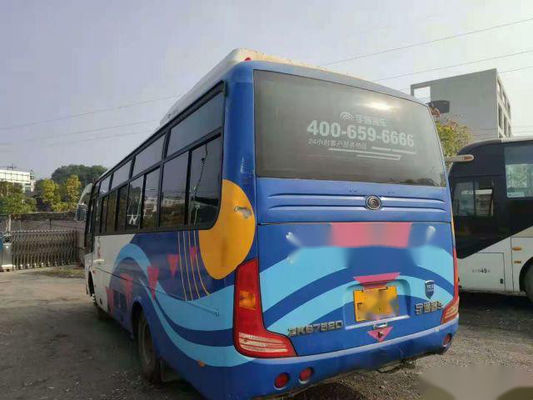 Puertas usadas LHD del chasis de acero del autobús del pasajero de los asientos del ISO Yutong ZK6752D 29 solas