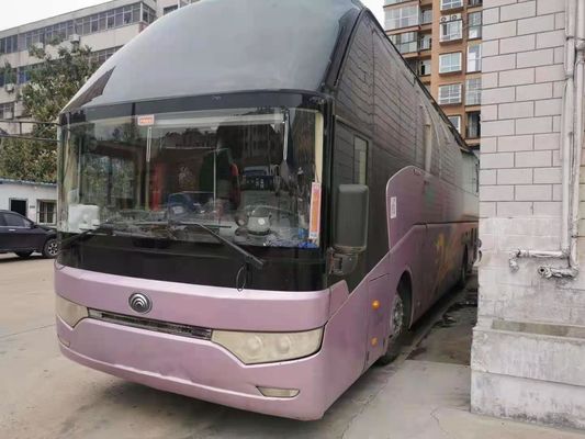 Las puertas dobles de Yutong ZK6122 salieron del coche usado los asientos usado de dirección del bus turístico 50
