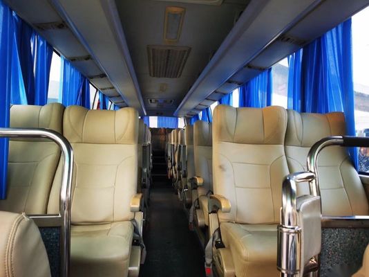 Las buenas condiciones usadas de Bus Left Steering del coche con los asientos modelo XML6102 45 del euro III de la CA utilizaron a Dragon Bus de oro