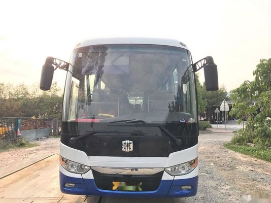 Las puertas dobles híbridas Aceite-eléctricas del motor 155kw del WP del vehículo eléctrico cubren Seat con cuero utilizaron al coche Bus Zhongtong LCK6101 47Seats