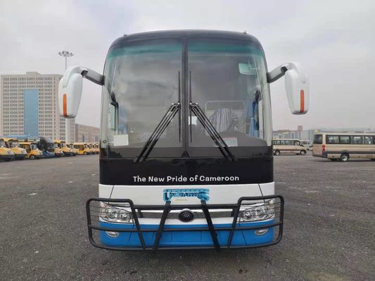 Autobús a estrenar ZK6122H9 de Yutong con el color blanco de 55 asientos en motor posterior de la promoción