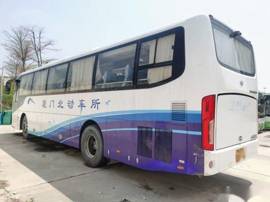 XMQ6119 utilizó los autobuses de Kinglong 56 asientos 2+3 chasis posteriores usados disposición del saco hinchable de la impulsión de la mano izquierda de las puertas dobles del motor del bus turístico
