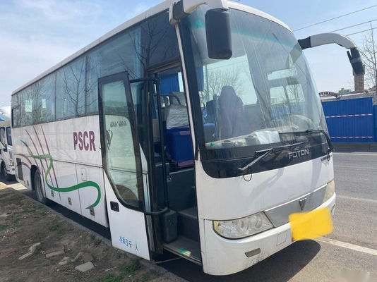 Autobús usado sola puerta usado asientos más altos usado del pasajero de la impulsión de Bus Left Hand del coche del autobús KLQ6119 51