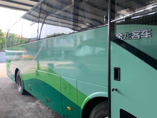 El bus turístico usado Kinglong XMQ6900 39 asienta solo el autobús usado de dirección izquierdo del pasajero del chasis de la puerta kilómetro bajo de acero