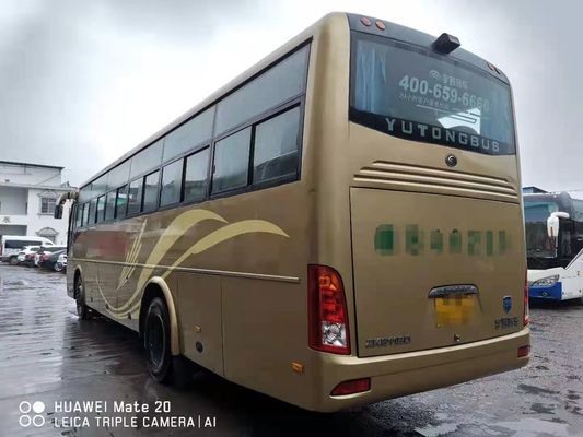 El motor delantero diesel utilizó el modelo amarillo de la impulsión de la mano izquierda de los asientos del autobús ZK6112D 52 de Yutong