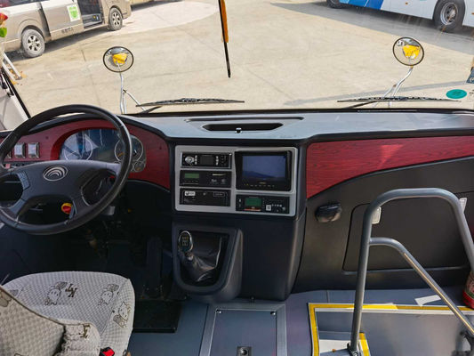 41 asientos Yutong usado 2014 años transportan al conductor usado Steering No Accident del autobús escolar LHD del motor diesel de ZK6729D