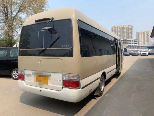 El autobús usado 20 asientos del práctico de costa utilizó a Mini Bus Toyota Coaster Bus con el motor de gasolina 2TR dirección de la mano izquierda de 2007 años