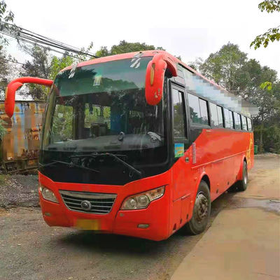 44 coche usado autobús usado asientos Bus de Yutong ZK6102D motores diesel de la dirección LHD del motor del frente de 2014 años