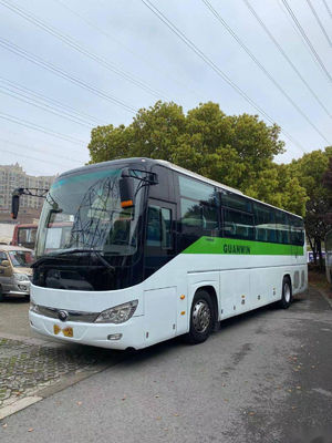 Bus turístico usado chasis posterior del saco hinchable de los asientos del euro V 51 del motor del autobús de ZK6119 Yutong