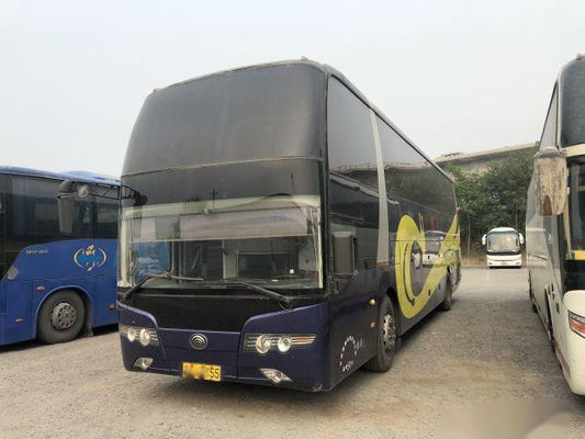 Izquierda posterior de cristal doble usada del motor de 50 asientos del autobús ZK6127 de Yutong que dirige puertas dobles