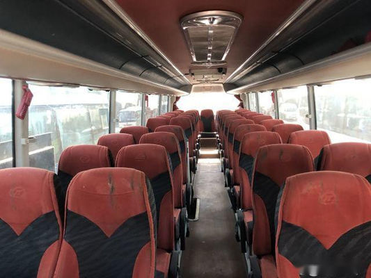 Izquierda posterior de cristal doble usada del motor de 50 asientos del autobús ZK6127 de Yutong que dirige puertas dobles