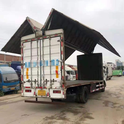 DONGFENG usado Van Cargo Truck 6 ruedas 4X2 que vuelan el camión de Wing Van 180hp