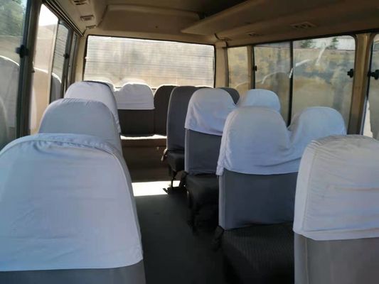 2009 el autobús usado del práctico de costa del año 18 asientos, autobús LHD del práctico de costa de Toyota utilizó a Mini Bus With Diesel Engine, dirección izquierda