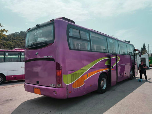El autobús usado XMQ6117 44 de Kinglong asienta el coche/el bus turístico usados chasis posterior del saco hinchable de las puertas dobles del motor