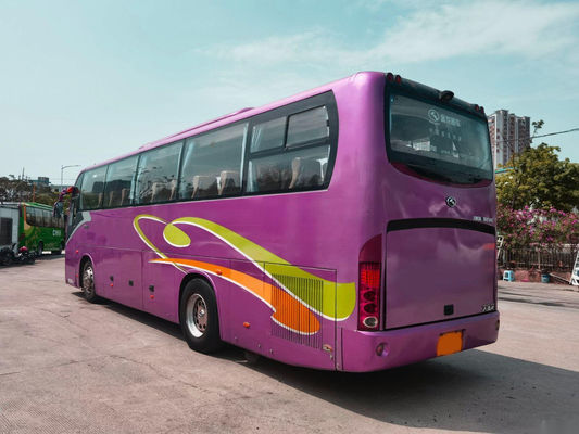 El autobús usado XMQ6117 44 de Kinglong asienta el coche/el bus turístico usados chasis posterior del saco hinchable de las puertas dobles del motor