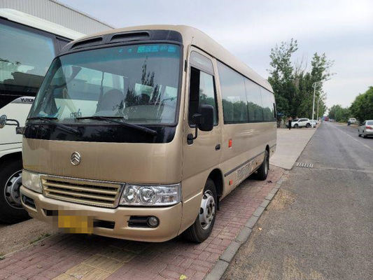 2015 años 22 Dragon Coaster Bus de oro usado los asientos, utilizaron a Mini Bus Coaster Bus 86kw con los asientos de lujo