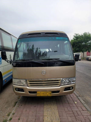 2015 años 22 Dragon Coaster Bus de oro usado los asientos, utilizaron a Mini Bus Coaster Bus 86kw con los asientos de lujo