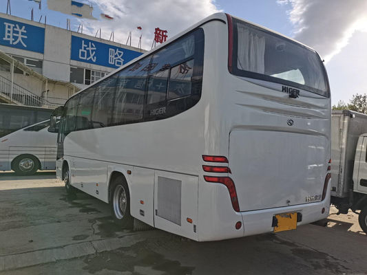 El autobús más alto usado KLQ6856 37 asienta buenas condiciones posteriores de la impulsión de la mano izquierda del motor de Yuchai del chasis de acero con la CA