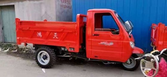 La granja diesel del triciclo barato 18hp de China utilizó el pequeño camión volquete 4WD con la cabina cerrada