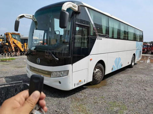 Dragon Bus de oro usado XML6113J 51 asienta el euro usado el chasis de acero V del motor 197kw de Yuchai del bus turístico