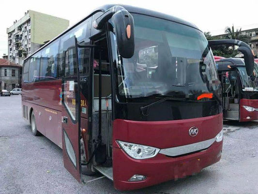 Autobús usado kilómetro bajo usado marca del pasajero del motor de Yuchai del chasis del saco hinchable de los asientos del bus turístico HFF6909 38 de Ankai para África