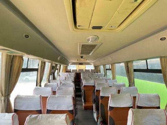 El motor usado de la parte posterior del autobús XMQ6110 de Kinglong utilizó al coche Bus Double Doors 50 chasis del saco hinchable del euro IV de los asientos
