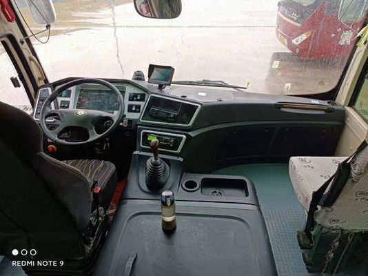Los asientos usados del autobús 22 de Dongfeng utilizaron el motor 96kw de Mini Bus EQ6660 Weichai las buenas condiciones bajas del kilómetro de 2020 años