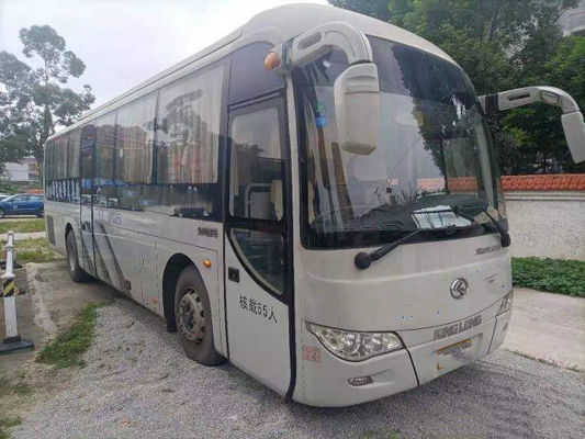 La marca usada 55 de Bus XMQ6110 Kinglong del coche asienta puertas dobles del motor de Yuchai