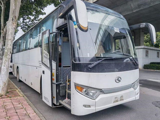 El coche usado kilómetro bajo usado Bus For Africa 50 del autobús de Kinglong asienta el solo modelo XMQ6112 de la puerta