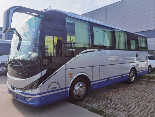 La segunda mano transporta el autobús eléctrico de Gasoline Engine China del coche de lujo de Yutong ZK6907 con la TV