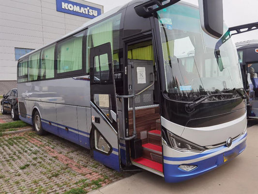 La segunda mano transporta el autobús eléctrico de Gasoline Engine China del coche de lujo de Yutong ZK6907 con la TV