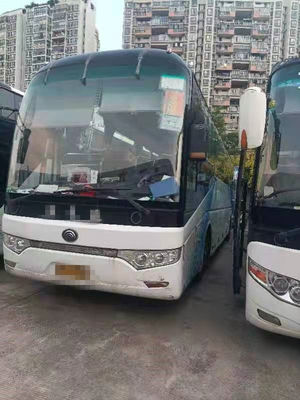 El autobús usado 49 asientos utilizó el autobús ZK6122HQ de Yutong utilizó la impulsión de Bus Left Hand del coche con el aire acondicionado