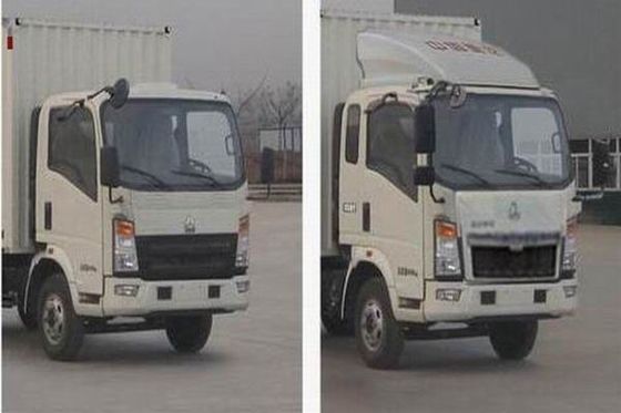 El camión usado 4X2 del cargo de Howo encajona a Van Light Duty Truck Year que 2016 LHR/RHD dejaron la dirección de la impulsión de la mano de Righ