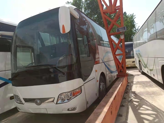 46 coche usado autobús usado asientos Bus de Yutong ZK6110 2014 autobús del pasajero de la dirección LHD del año 100km/H