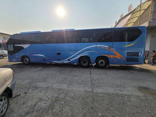 Saco hinchable de lujo V EURO del autobús de Yutong de los asientos del coche 56 del autobús de Decker Zk 6148 Youtong del doble del autobús