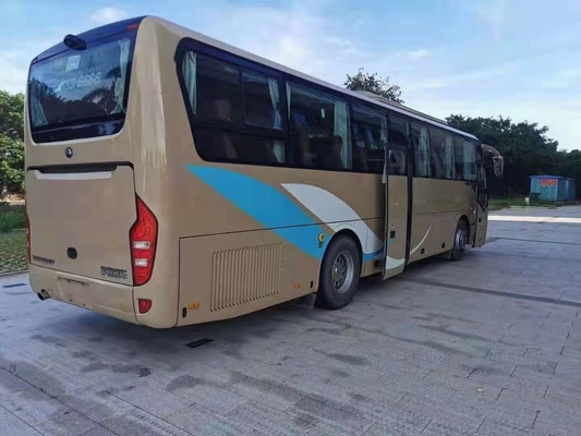 El autobús Yutong utilizó puertas dobles del motor de Yuchai del autobús turístico de los asientos del autobús 50 del pasajero ZK6116