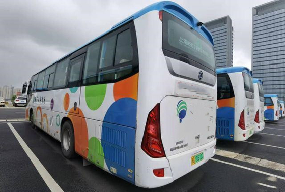 Asientos de lujo de encargo del autobús del coche 48seats del coche del autobús eléctrico de Bus SLK6118 Shenlong