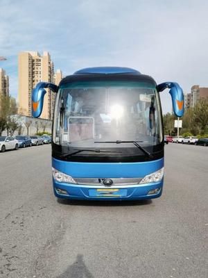 Pequeño chasis del saco hinchable del motor de Yuchai de los asientos de la segunda mano 39 del autobús de Bus Used Yutong del coche