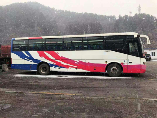 La ciudad usada los autobuses interurbanos largos de segunda mano del pasajero del viaje de Yutong transporta al coche diesel usado Buses de LHD