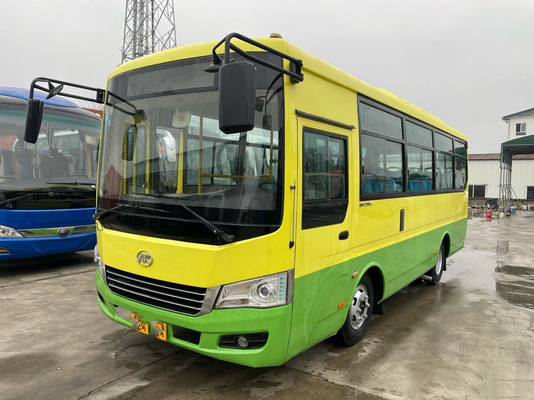 Coche Yuchai Engine del viaje del autobús de la mano del autobús 25seats 2do de Mini Bus Used Ankai City