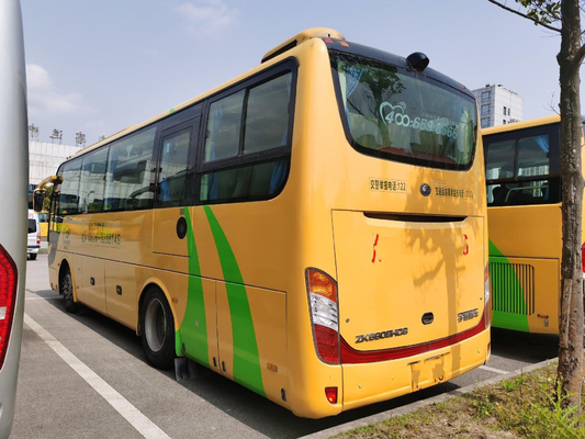 La segunda mano transporta la dirección ZK6906 de la izquierda de Yutong transporta y entrena 38seats el weichai 270hp