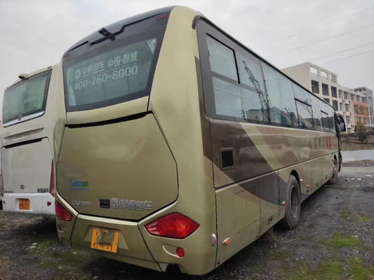 Dirección de lujo de la izquierda del motor de Yuchai del autobús turístico del autobús LCK6120 55seats de China Zhongtong
