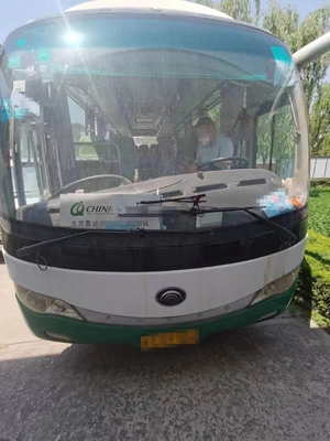 El autobús usado 35 asientos ZK6809 de Yutong en venta utilizó la dirección de Mini Bus LHD con precio barato