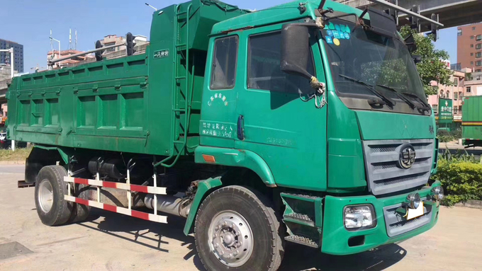 Camión volquete usado 4x2 235HP 2009 años con las buenas condiciones JIEFANG FOTON DONGFENG