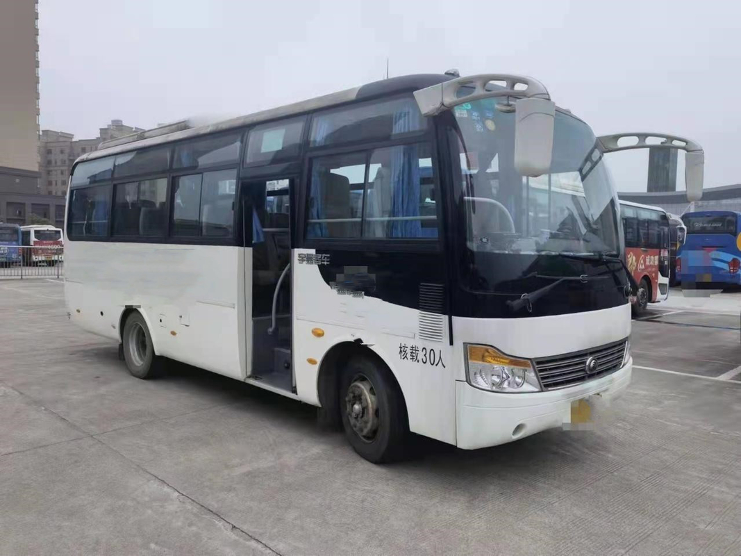 ZK6752D1 utilizó al conductor derecho Passenger Bus de Seat del autobús 30 de Mini Yutong Front Engine Coach
