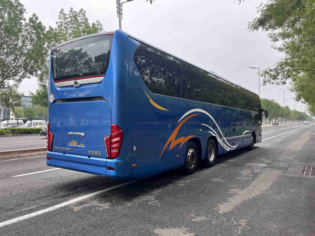 Conductor de mano doble de Seat Leftt del coche 56 del motor de la parte posterior de Decker Bus Sightseeing Yutong ZK6148