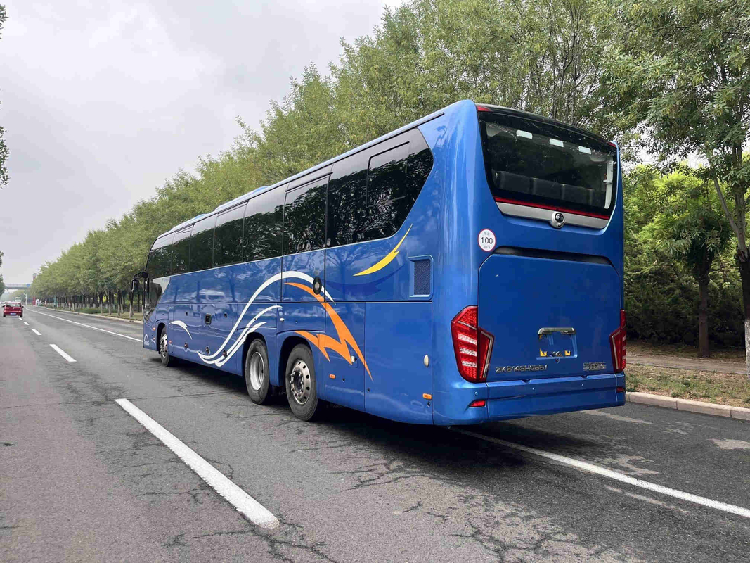 Conductor de mano doble de Seat Leftt del coche 56 del motor de la parte posterior de Decker Bus Sightseeing Yutong ZK6148