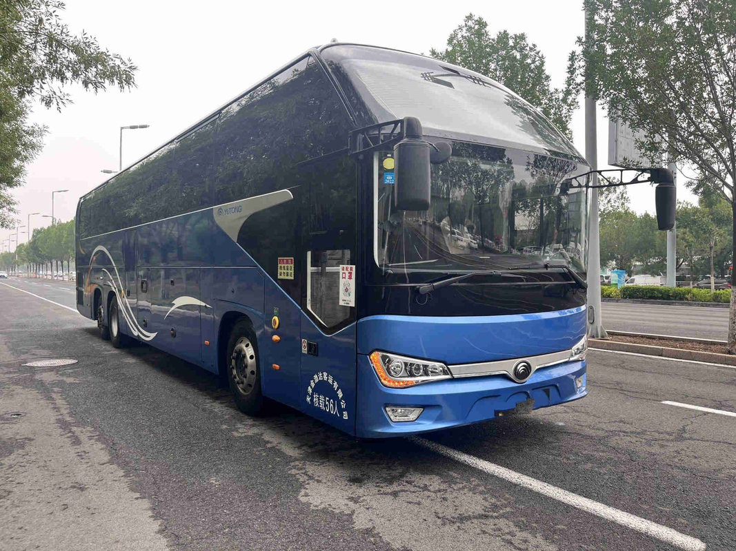 Conductor de mano doble de Seat Leftt del coche 56 del motor de la parte posterior de Decker Bus Sightseeing Yutong ZK6148