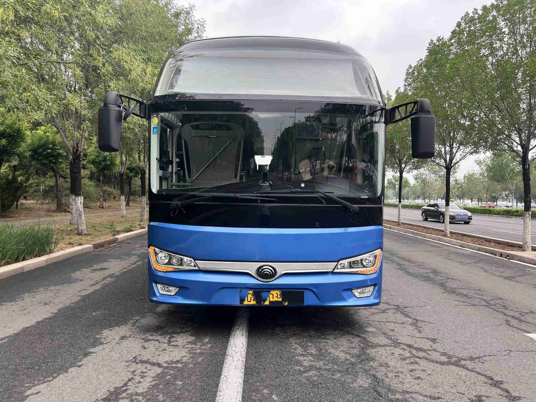 Conductor de mano doble de Seat Leftt del coche 56 del motor de la parte posterior de Decker Bus Sightseeing Yutong ZK6148