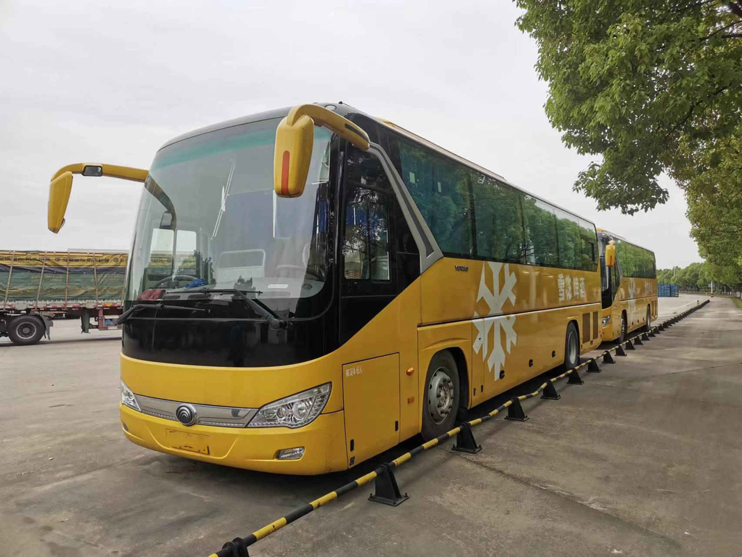 Puerta doble usada Seat de lujo del motor posterior de Rhd de los asientos de Buses 46 del coche del Vip Yutong ZK6119